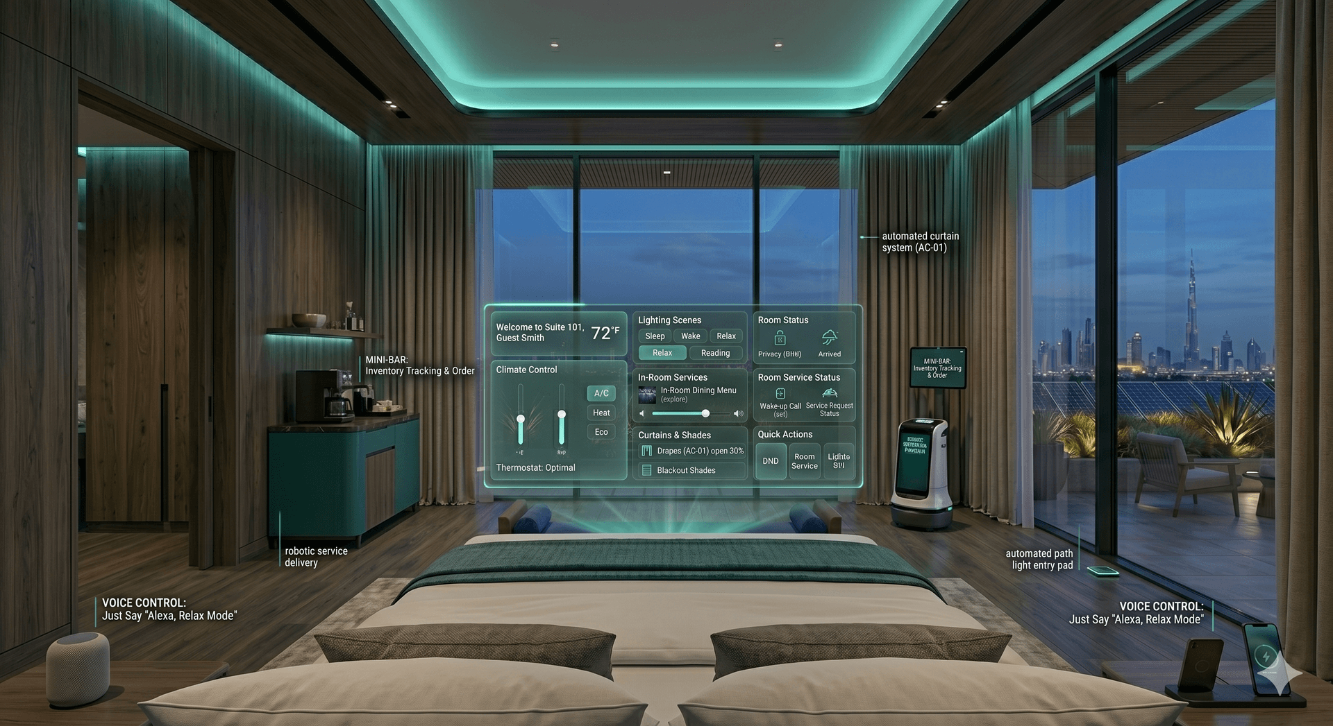 Smart Guest Room Control