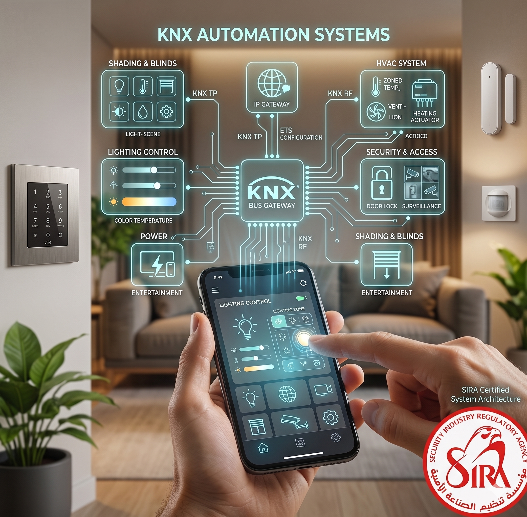 KNX Smart Home Dubai Villa Automation